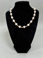 White Spaced Magnetic Necklace