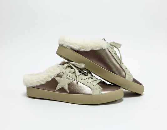 Pinah Gunmetal Slip On Sneakers