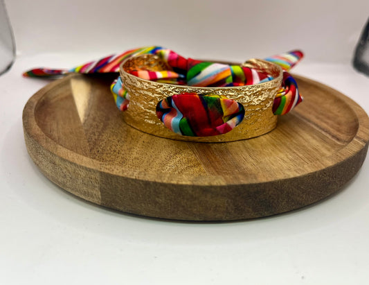 Multi Colored Scarf Bracelet