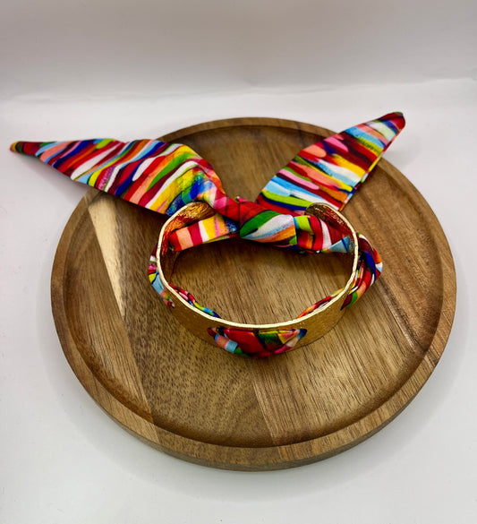 Multi Colored Scarf Bracelet