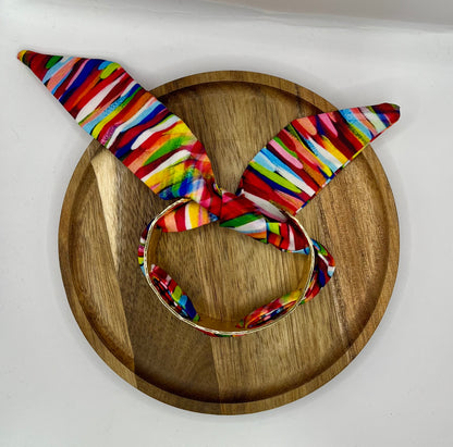 Multi Colored Scarf Bracelet