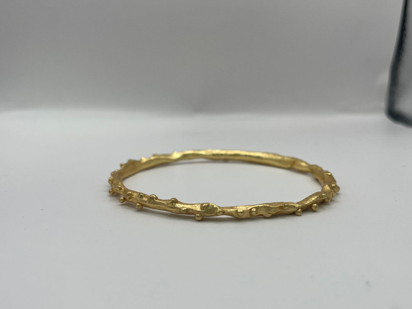 Antique Luxe Textured Bangle Bracelet