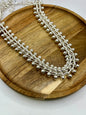 Linked Oval Necklace (Silver and Gold)