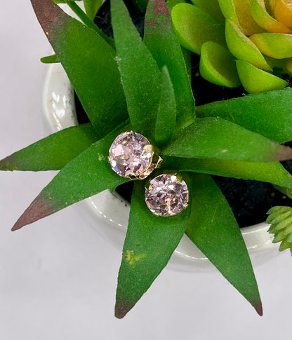 Lux Crystal Studs- Multiple Colors