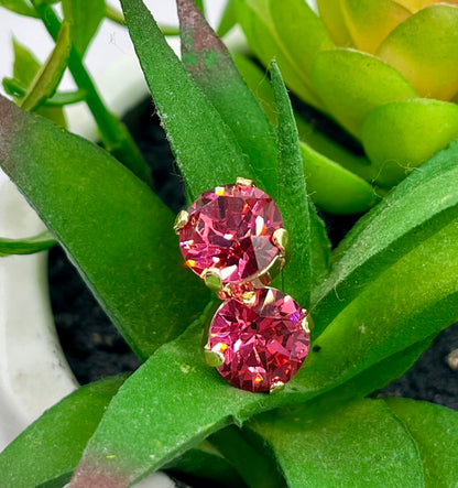 Lux Crystal Studs- Multiple Colors