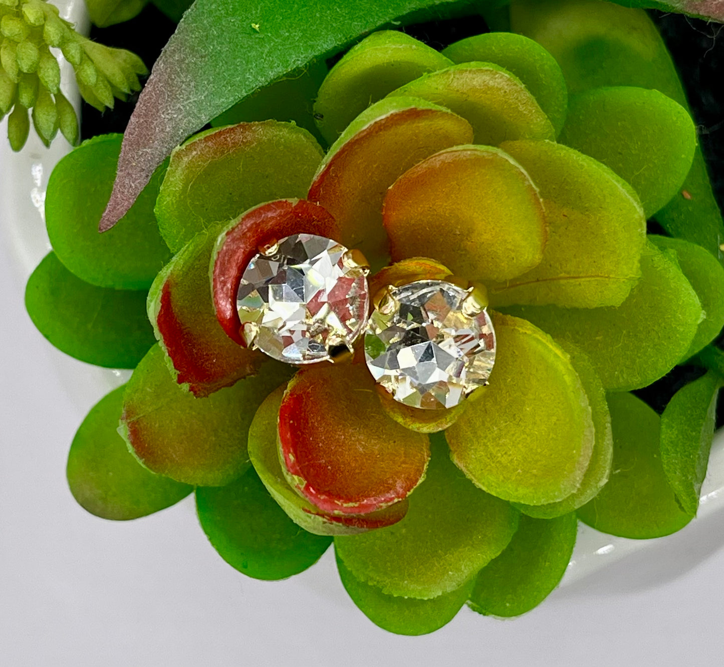 Lux Crystal Studs- Multiple Colors