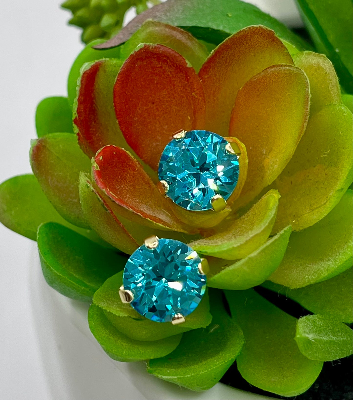 Lux Crystal Studs- Multiple Colors