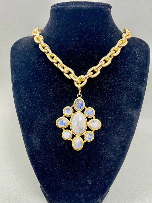 Halo Stone Necklace- 3 colors