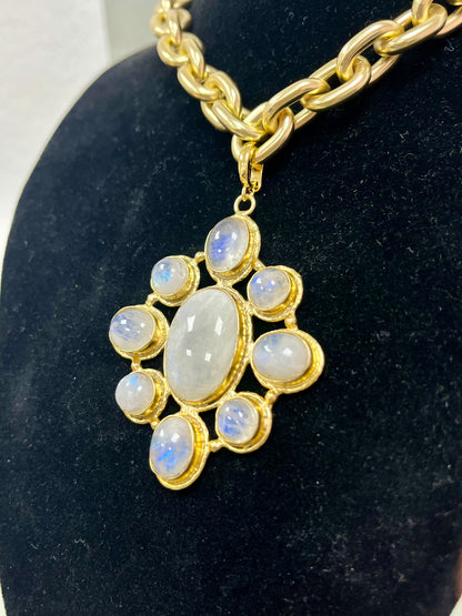 Halo Stone Necklace- 3 colors