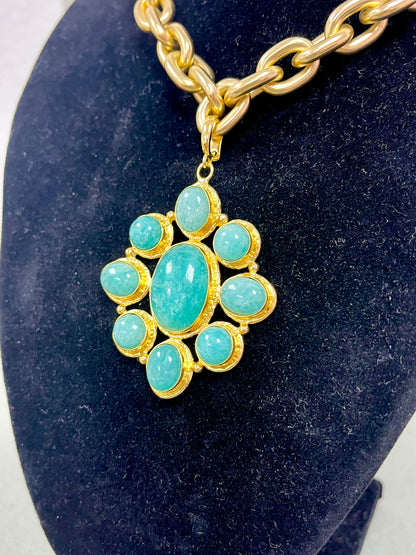 Halo Stone Necklace- 3 colors