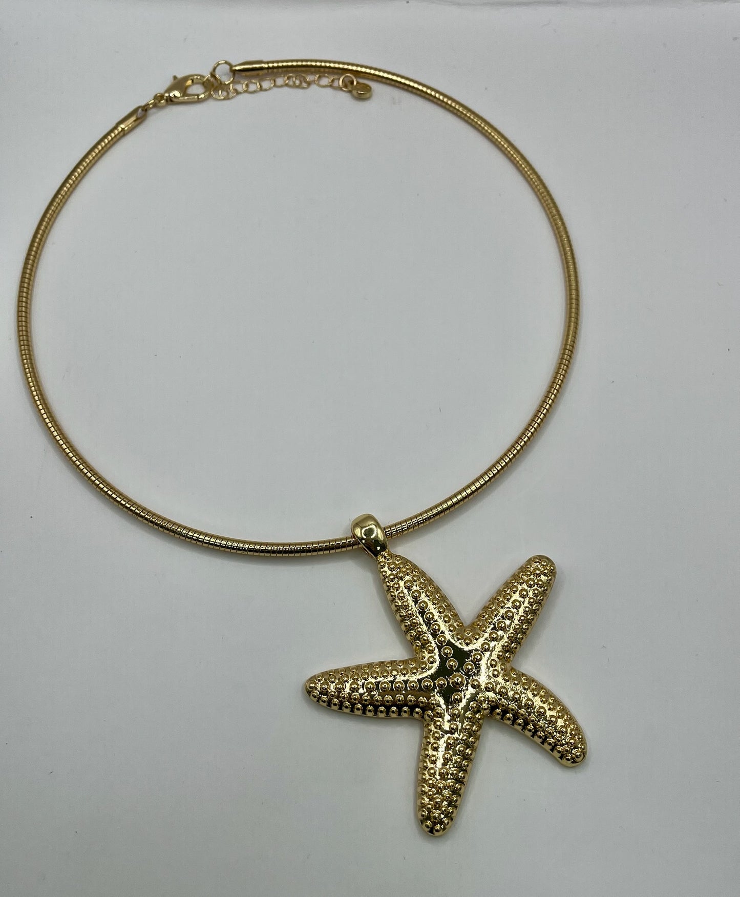 Gold Starfish Necklace