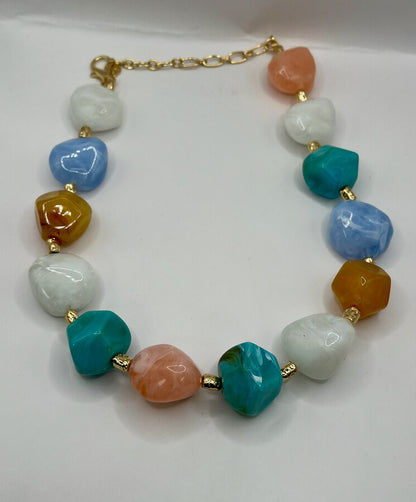 Chunky Multi Colored Necklace