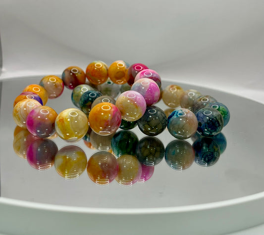 Agate Bead Bracelet (2 colors!)