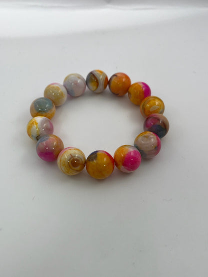 Agate Bead Bracelet (2 colors!)