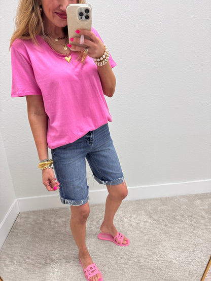 Mica Denim Jort Shorts