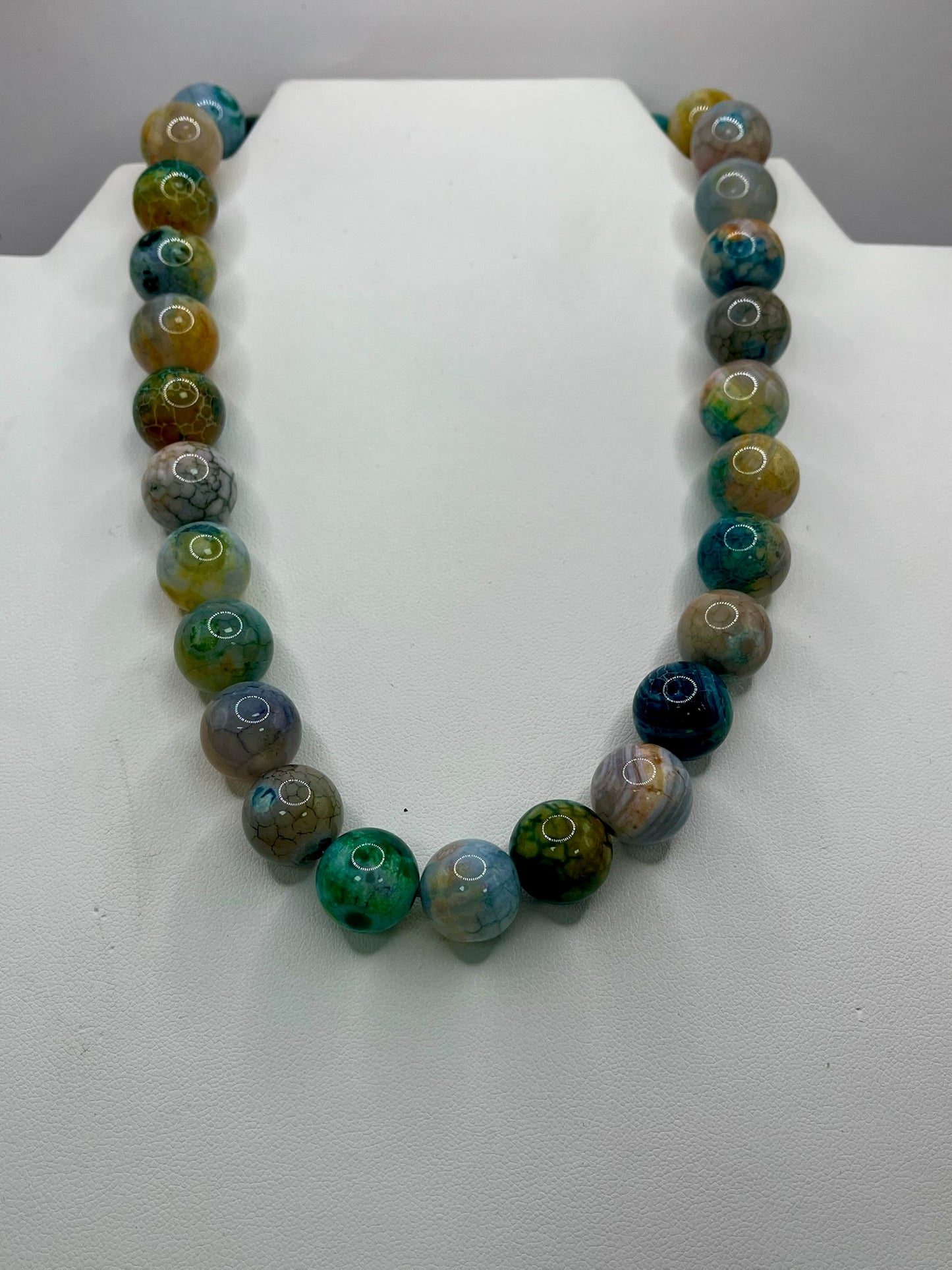 Agate Bead Necklace (2 colors!)