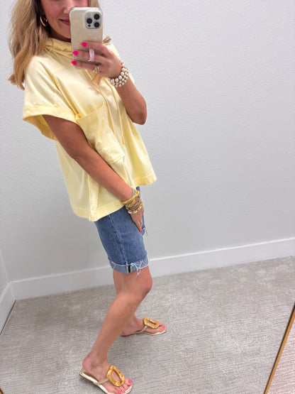 Mica Denim Jort Shorts