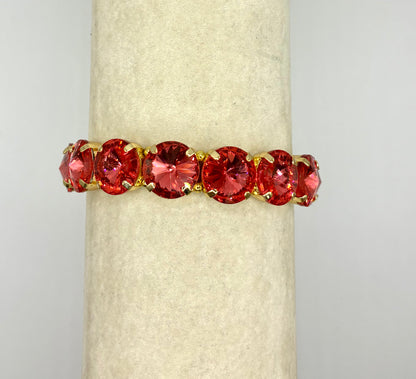 Large Crystal Stretchy Bracelet- 11 colors