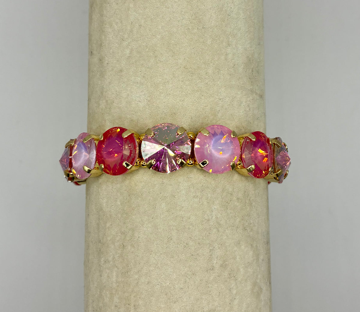 Large Crystal Stretchy Bracelet- 11 colors