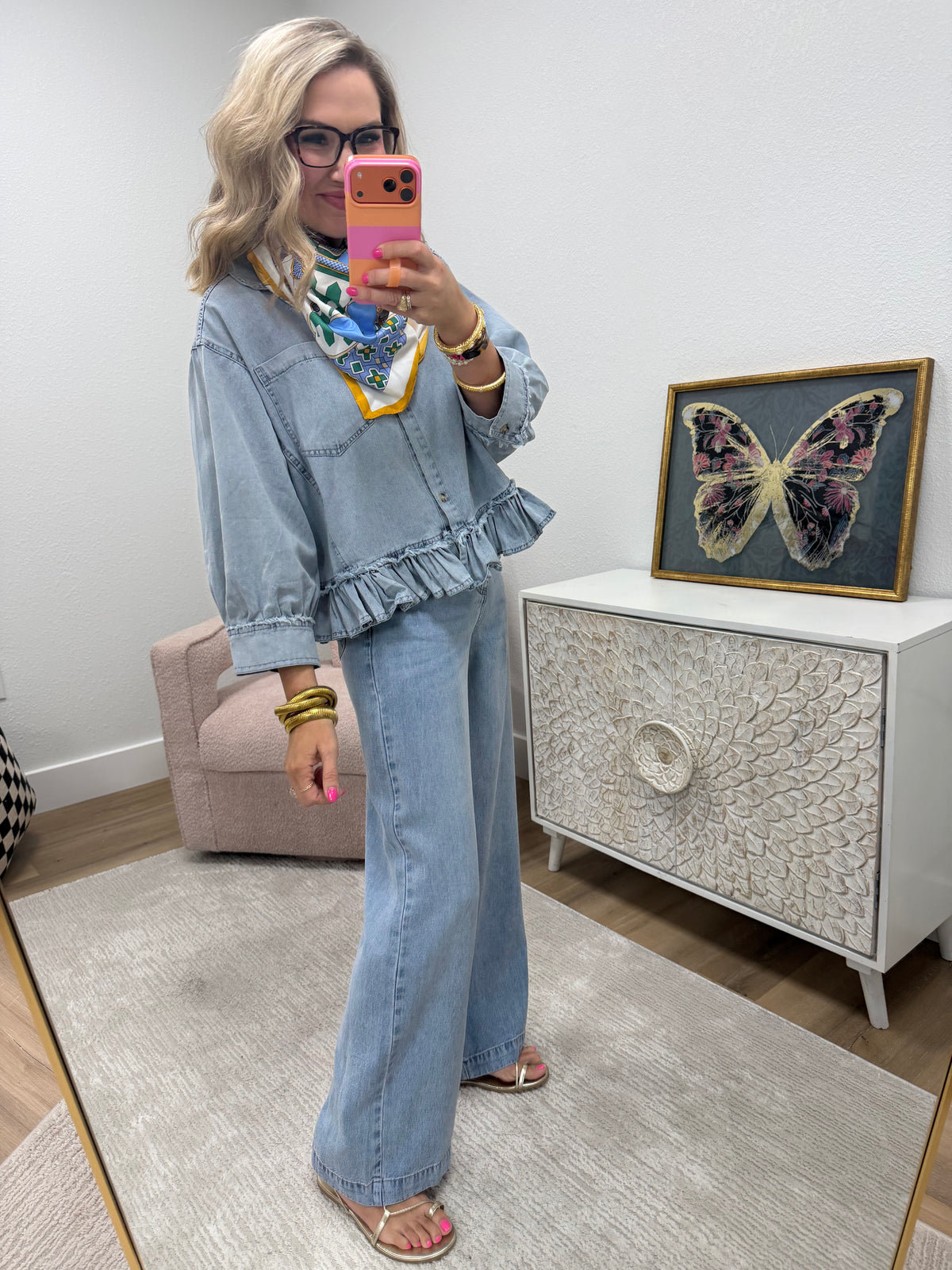 Bayeas “Sweat Pant Jean 2.0” High Rise Wide Leg New York Mistreal Jean