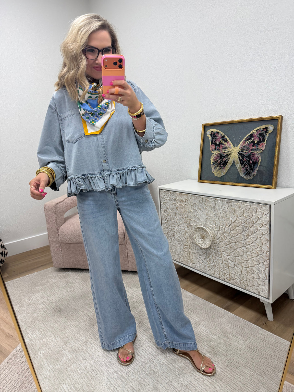 Bayeas “Sweat Pant Jean 2.0” High Rise Wide Leg New York Mistreal Jean