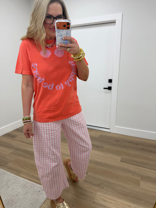 Happy To  Be Here Comfort T-Shirt