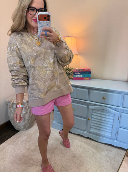 Taupe Mix Camo Long Sleeve