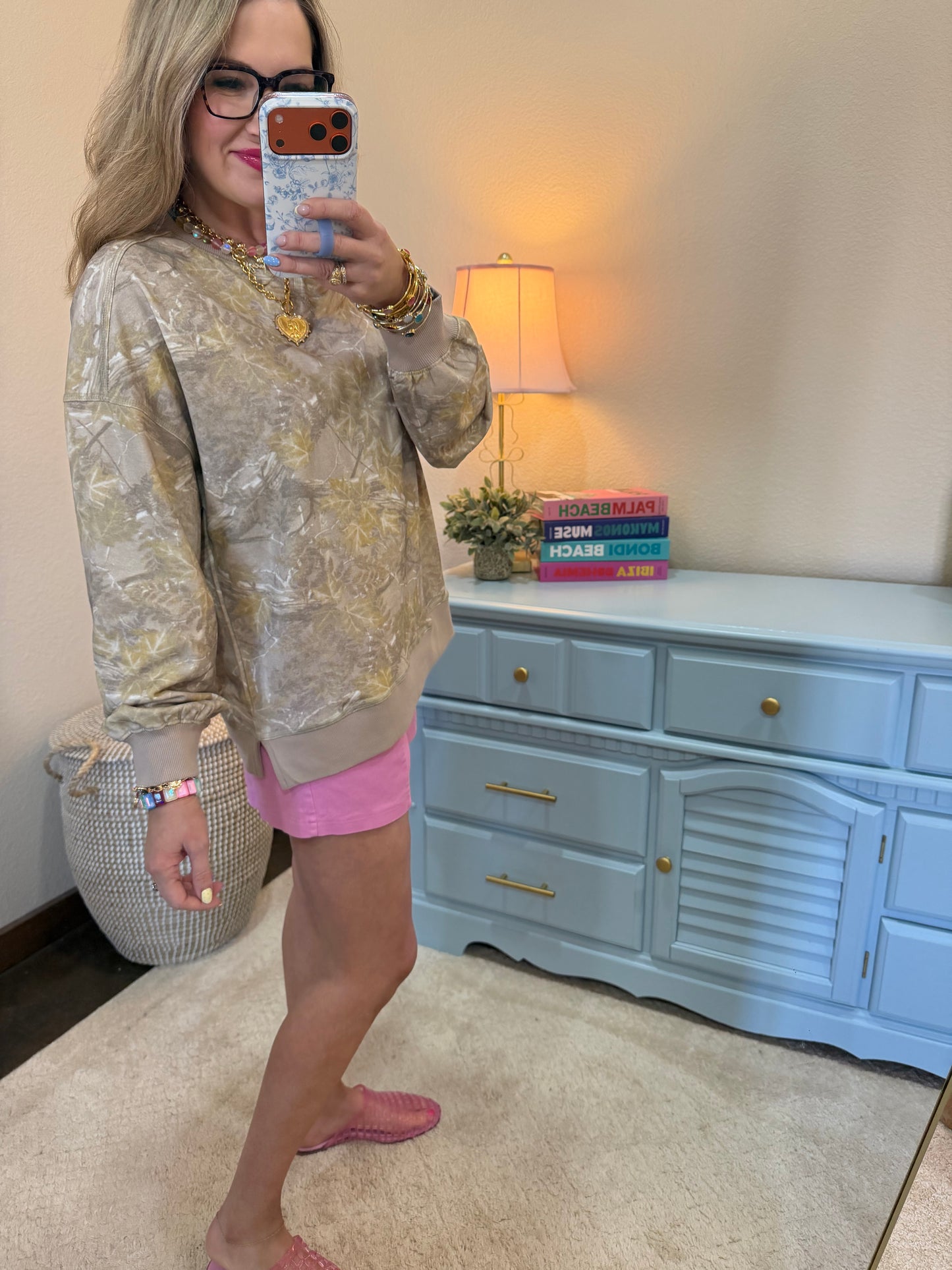 Taupe Mix Camo Long Sleeve