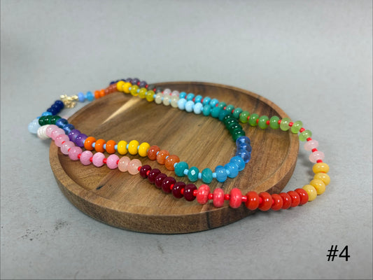 Multi Colored Bead Necklace Set (multiple options!!)