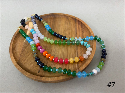 Multi Colored Bead Necklace Set (multiple options!!)