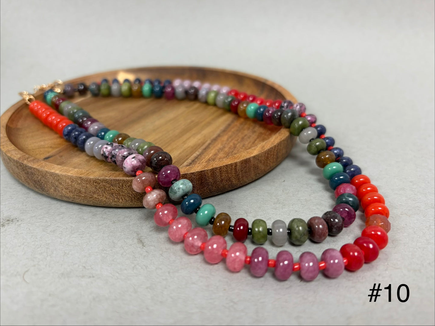 Multi Colored Bead Necklace Set (multiple options!!)