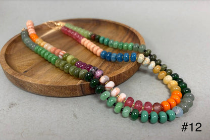 Multi Colored Bead Necklace Set (multiple options!!)