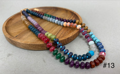 Multi Colored Bead Necklace Set (multiple options!!)