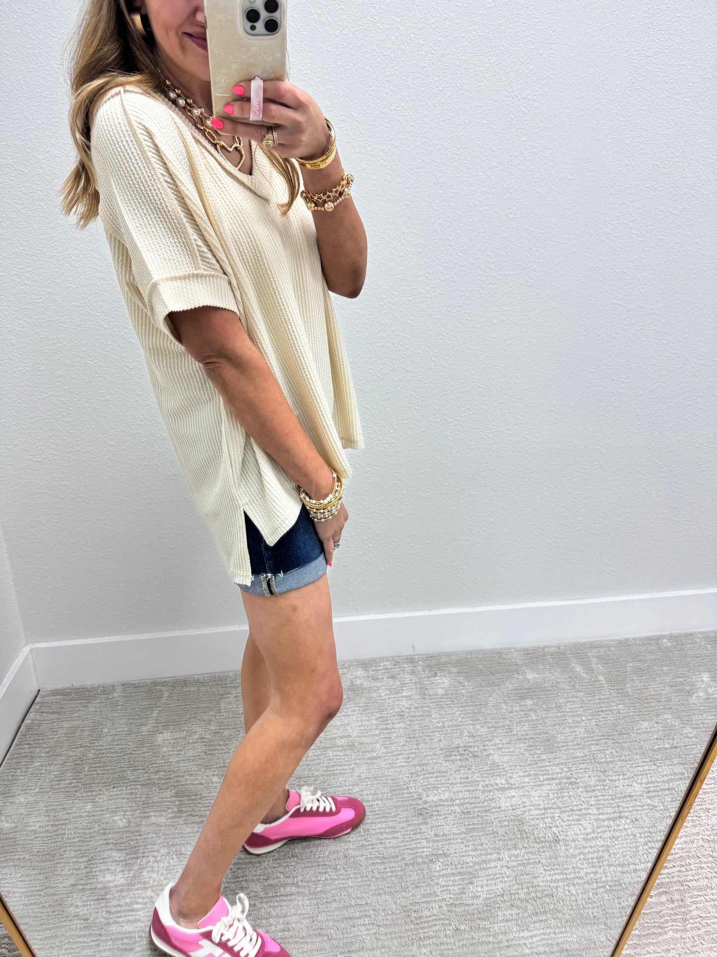 Multi Pink T Sneakers