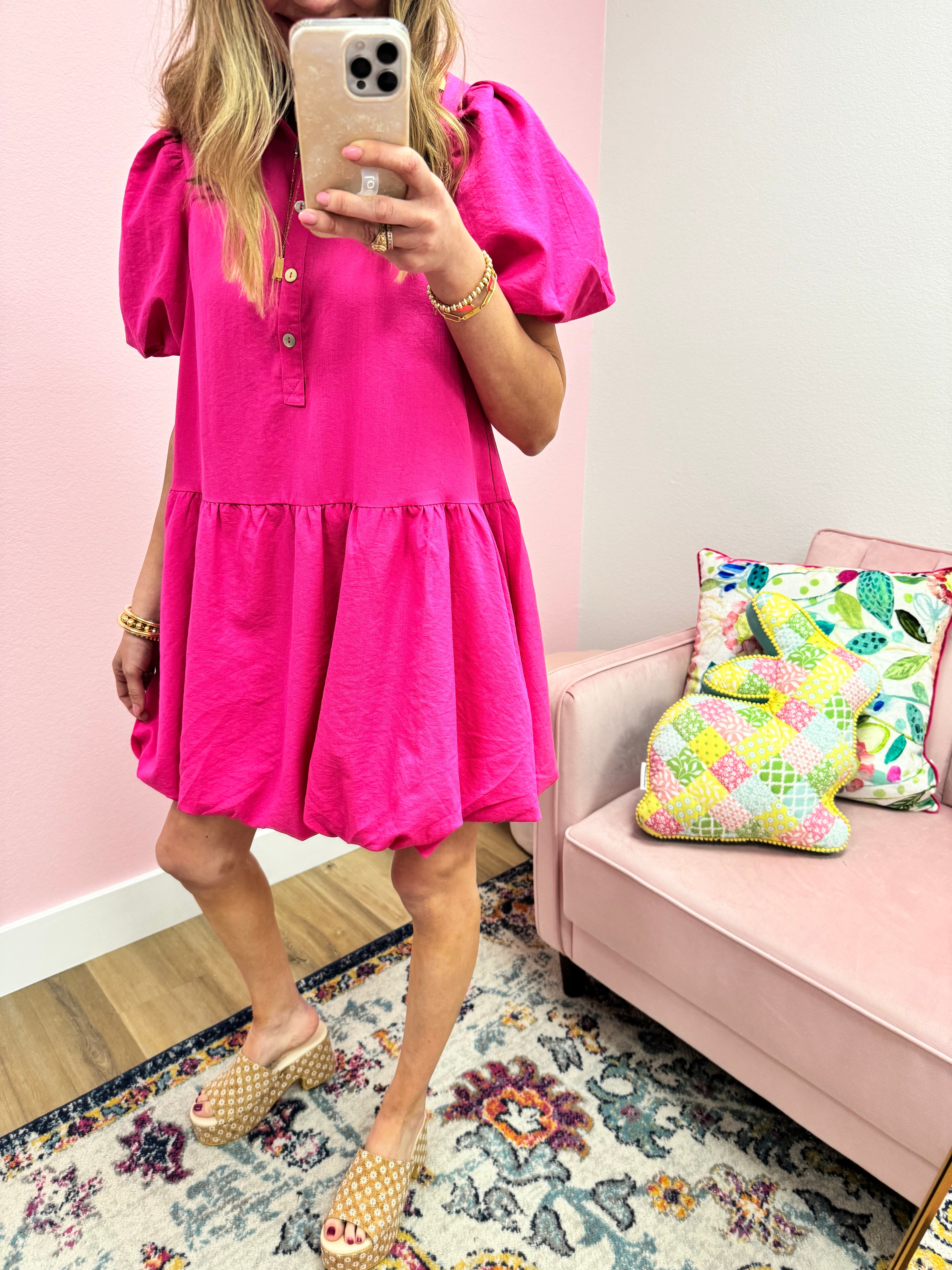 Pink Bubble Dress