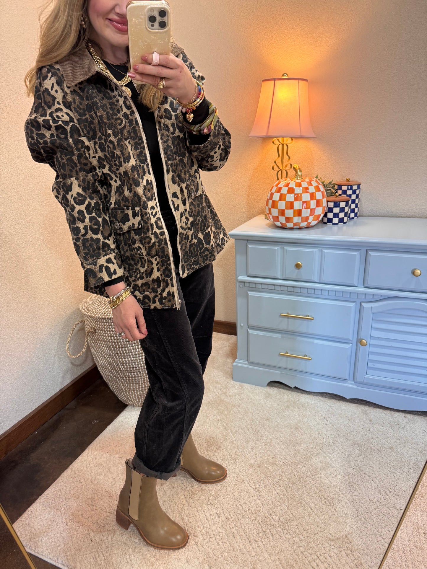 Vervet Dark Gray Black Corduroy Barrel Jeans