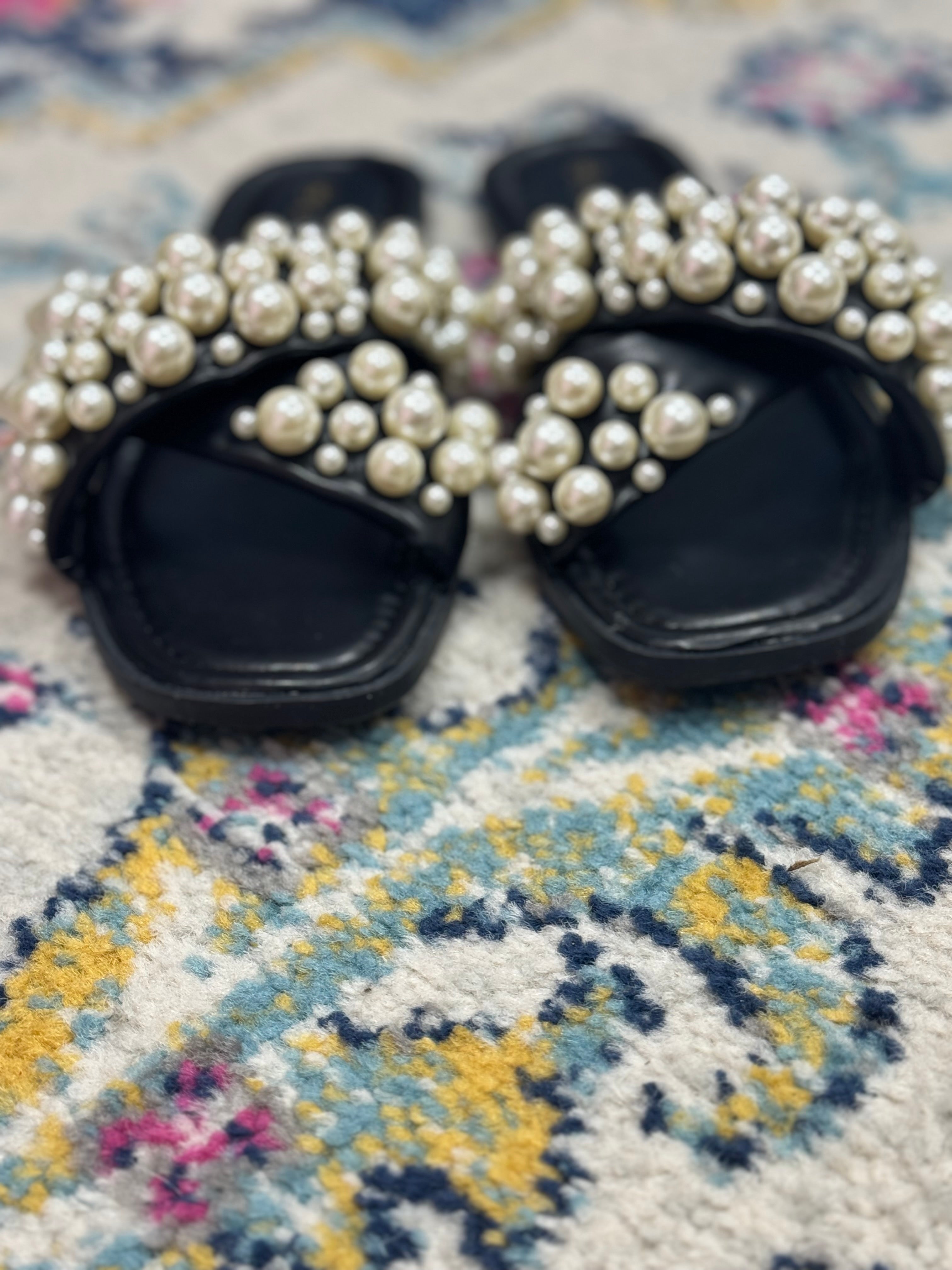 Black Pearl Sandals