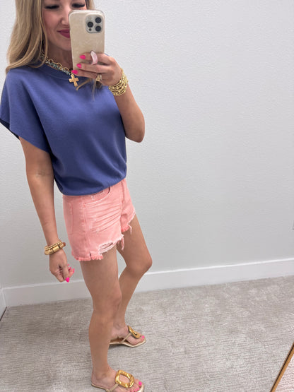 Marlin Round Neck Dolman Sleeve Top FS