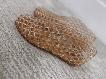 Gold Jelly Shoe