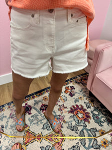 Z White Denim Shorts