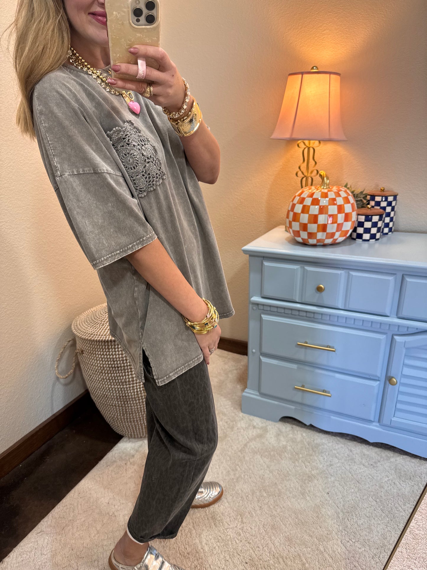 Ash Short Sleeve Pocket Detail Top