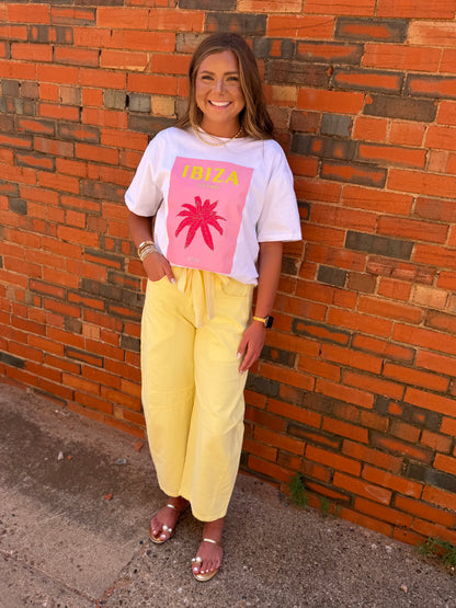 Ibiza Bohemia Crystal Graphic Top