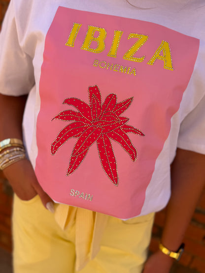 Ibiza Bohemia Crystal Graphic Top