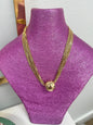 Gold Ball Multi Strand Necklace FS