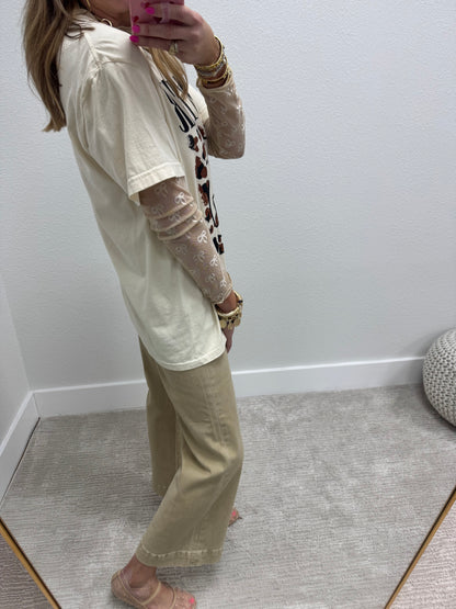 Mother Leopard Graphic Tee FS