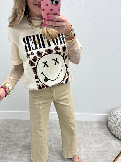 Mother Leopard Graphic Tee FS