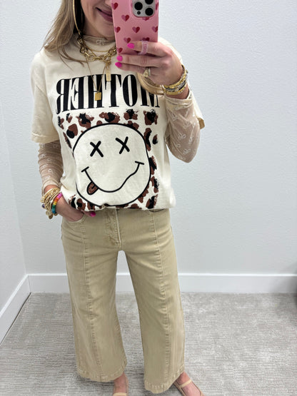Mother Leopard Graphic Tee FS