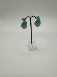 Colored Oblong Earrings (2 colors!) FS