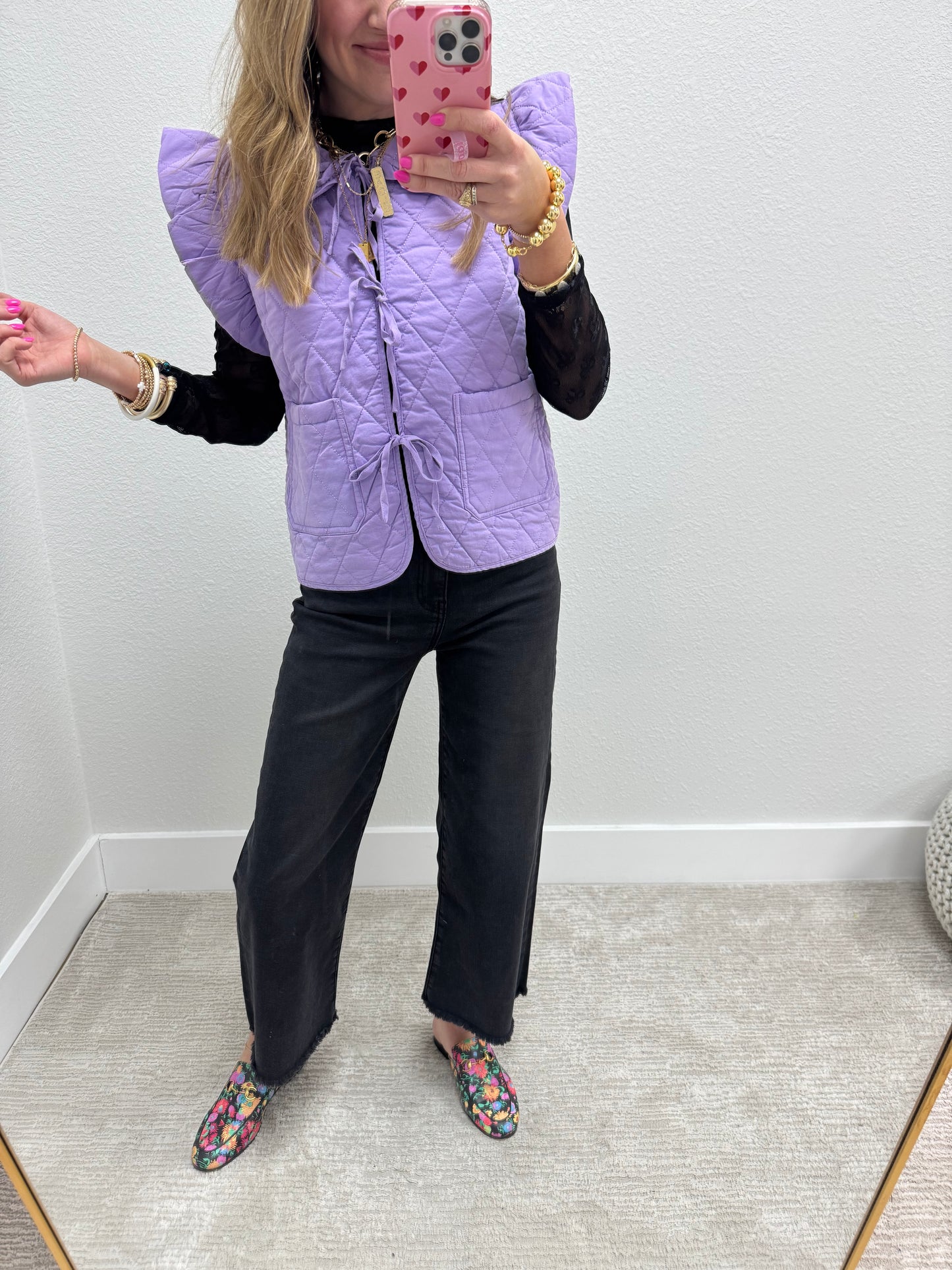 Washed Black Crop Wide Leg Jeans