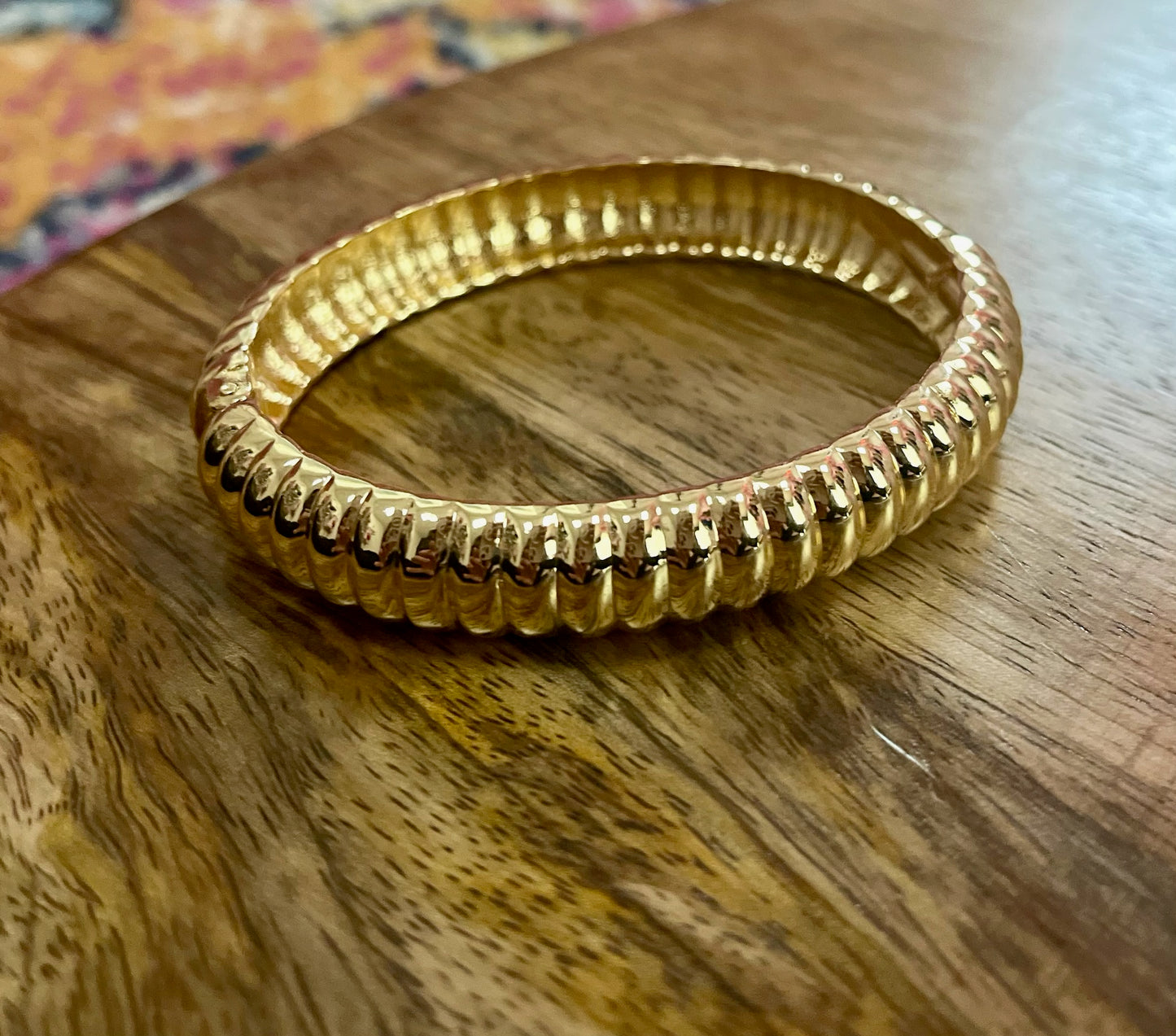 Open Hinge Cuff Bracelet